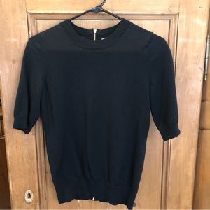 Banana Republic short sleeve merino wool sweater